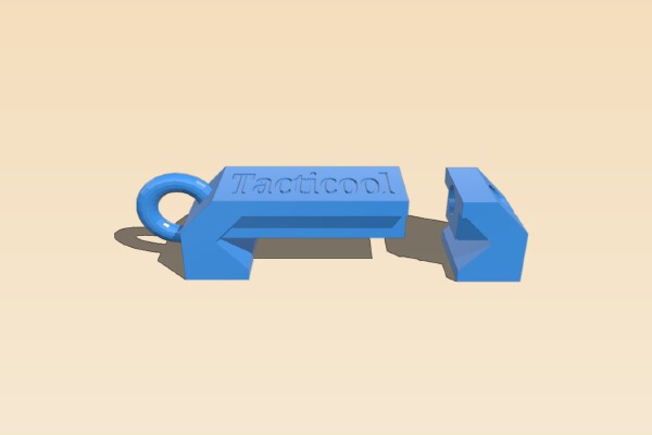 Weapons charm mount | 3d print model