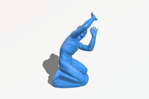 Kneeling youth – Famous statue | 3d print model