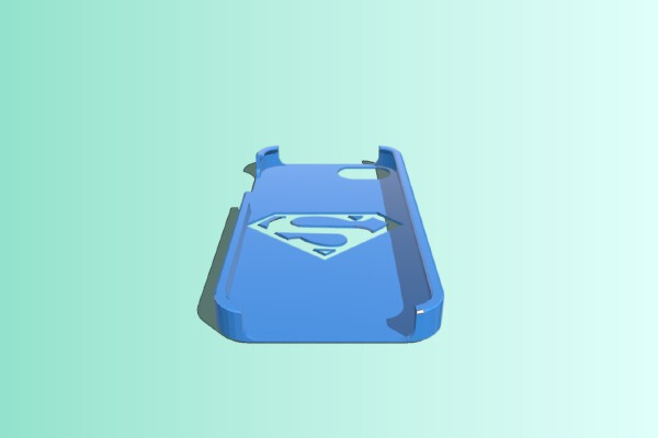 superman iphome5s case | 3d print model