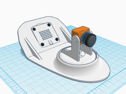 Mini Talon FPV – 360 PanTilt canopy for RunCam Split 1-2 | 3d print model