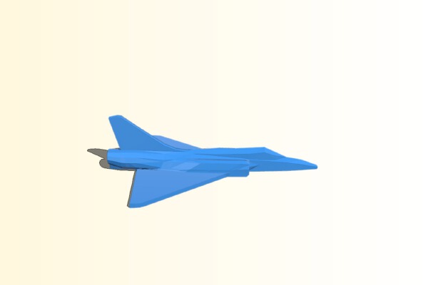 Dassault Mirage 2000 | 3d print model