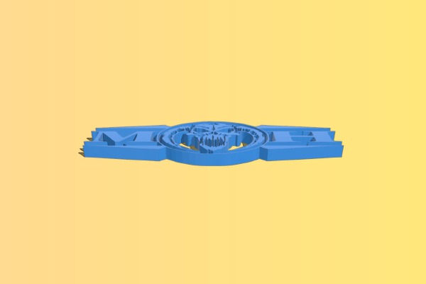 Masters of Hardcore Logo | 3d print model