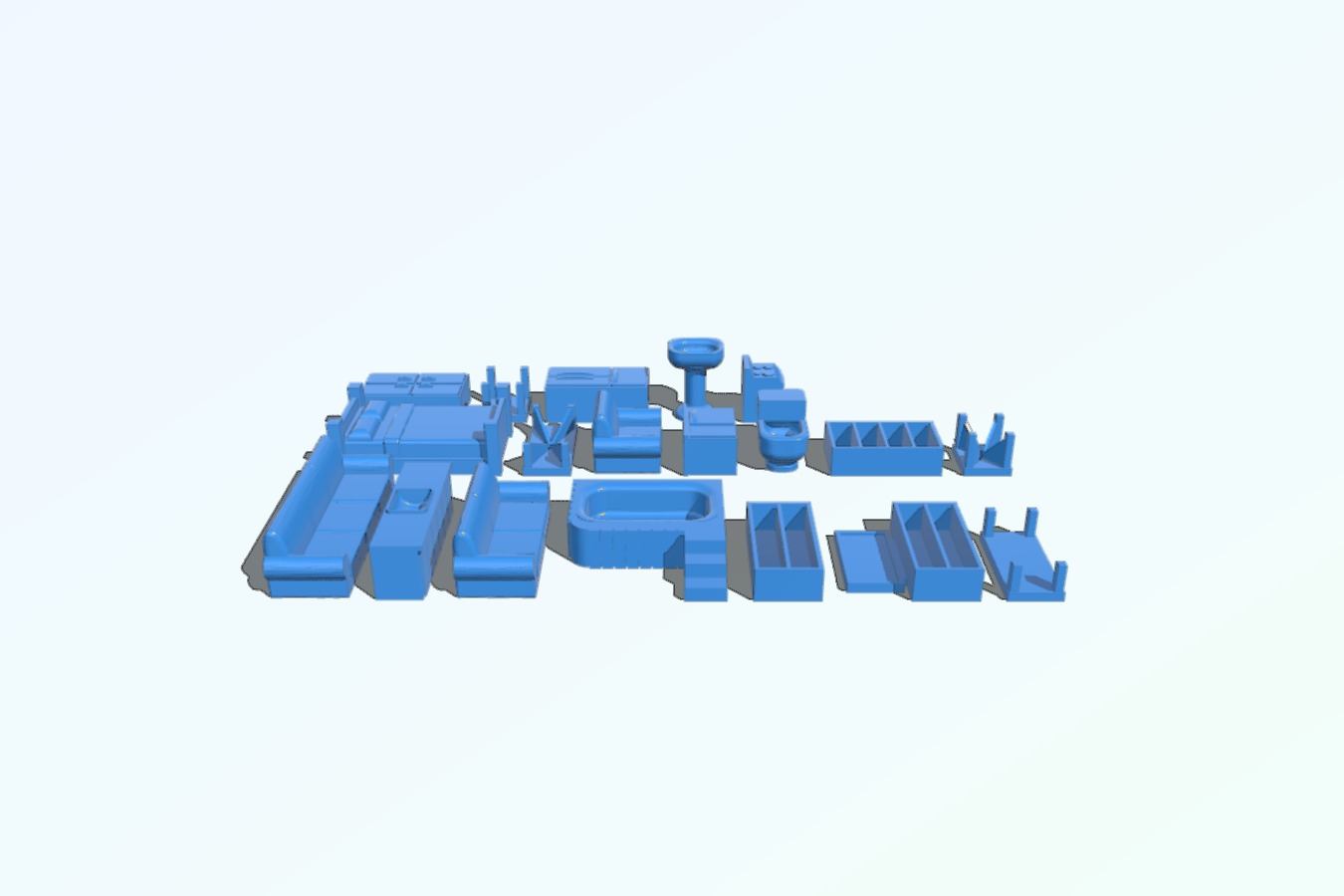 Tiny Dollhouse Laser cut