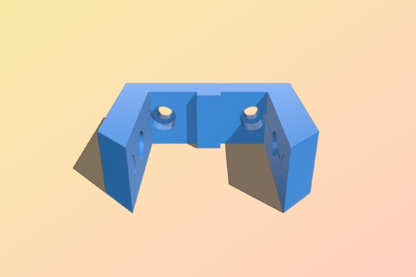 PSU Mount for 3030 extruded aluminum - MK2-X Haribo type Frames | 3d print model