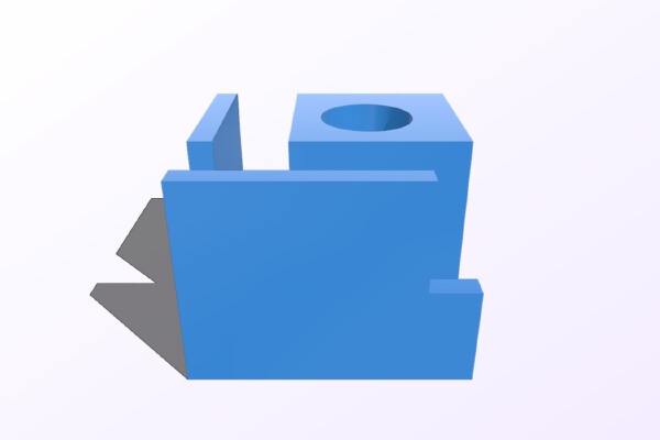 Z knob retainer for Eckerput's Z knob for Printrbot | 3d print model
