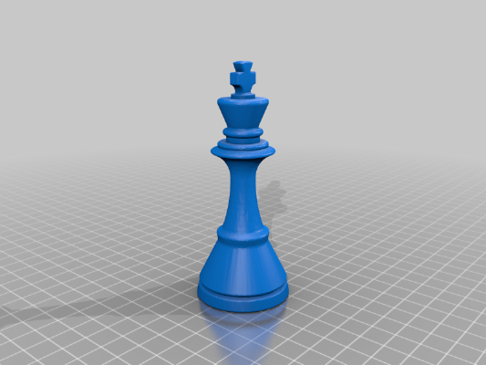 Staunton Chess Piece Set _ Chessmen - coin weighted, 4 inch king | 3d print model