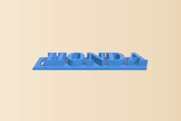 Honda keychains, porte-clef | 3d print model