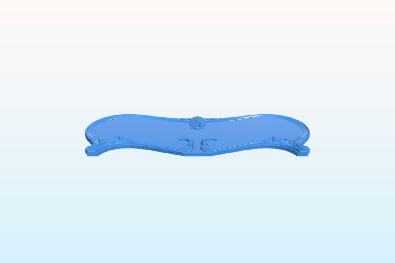 Bed frame pattern