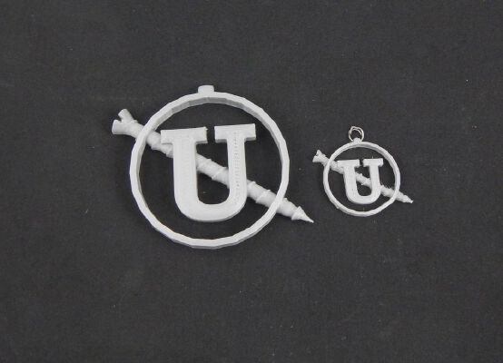 Screw U Pendant | 3d print model