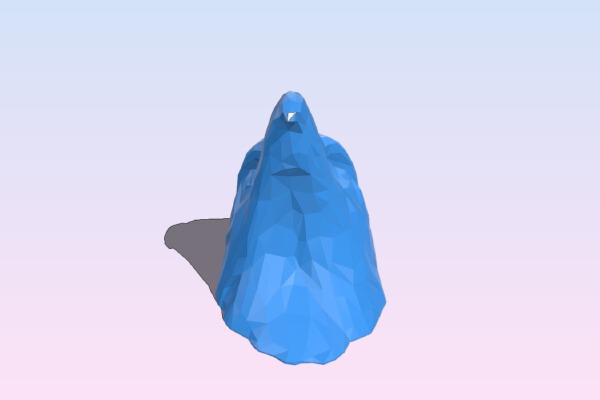 Eagle Head Edit (low poly) | 3d print model