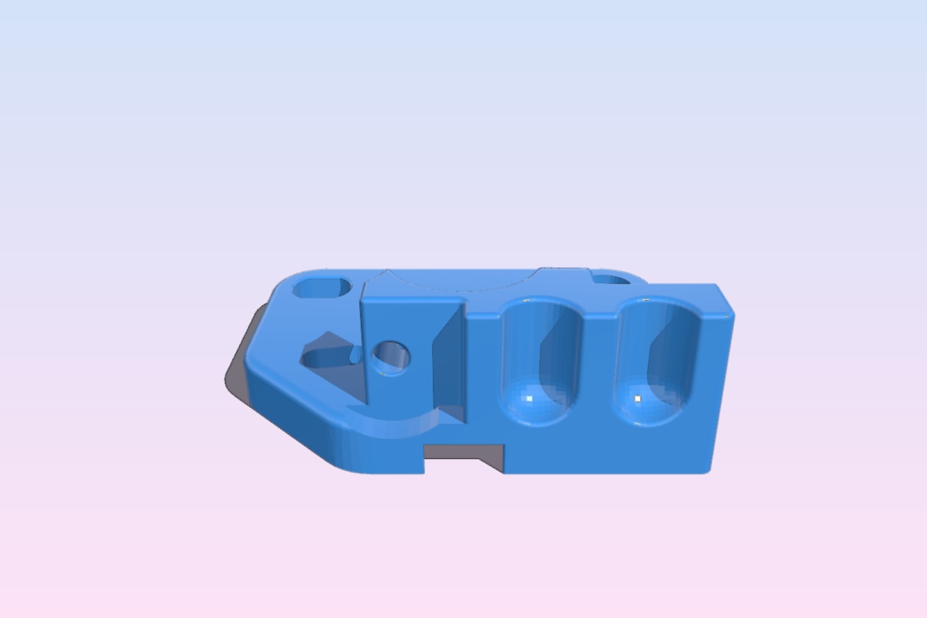 Modified MK8 Extruder base for Flexible Filament