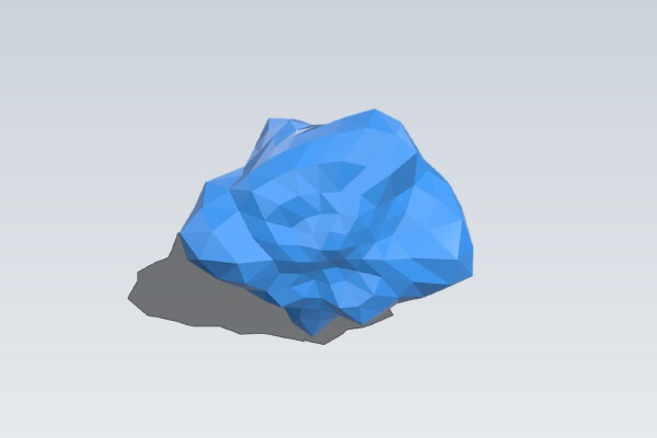 Asteroid 54509 YORP | 3d print model