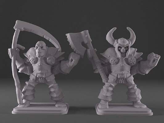 HeroQuest Chaos Skeleton | 3d print model