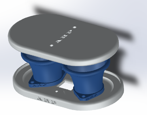 vw coccinelle support de filtre weber IDF | 3d print model