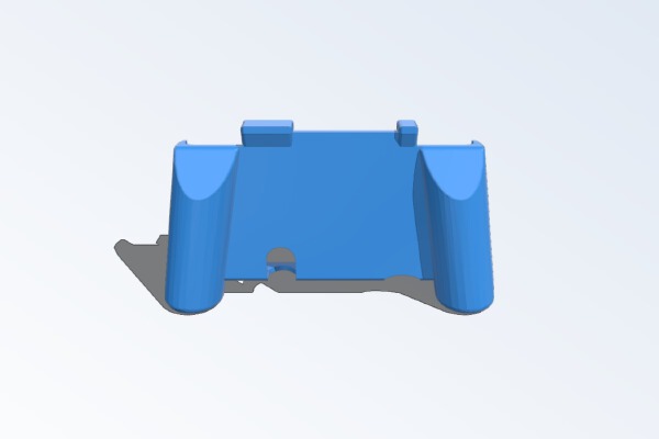 New 3DS XL hand grip - remix | 3d print model