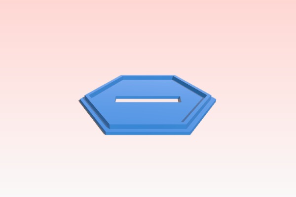 Hex Moneybox | 3d print model