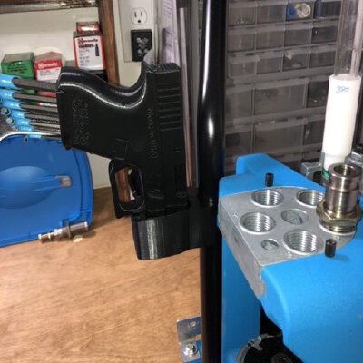 Glock Style Tool Holder for Dillon Precision XL650 Reloader 650 XL750 750 | 3d print model