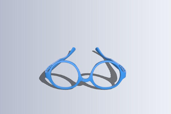 Round glasses | 3d print model