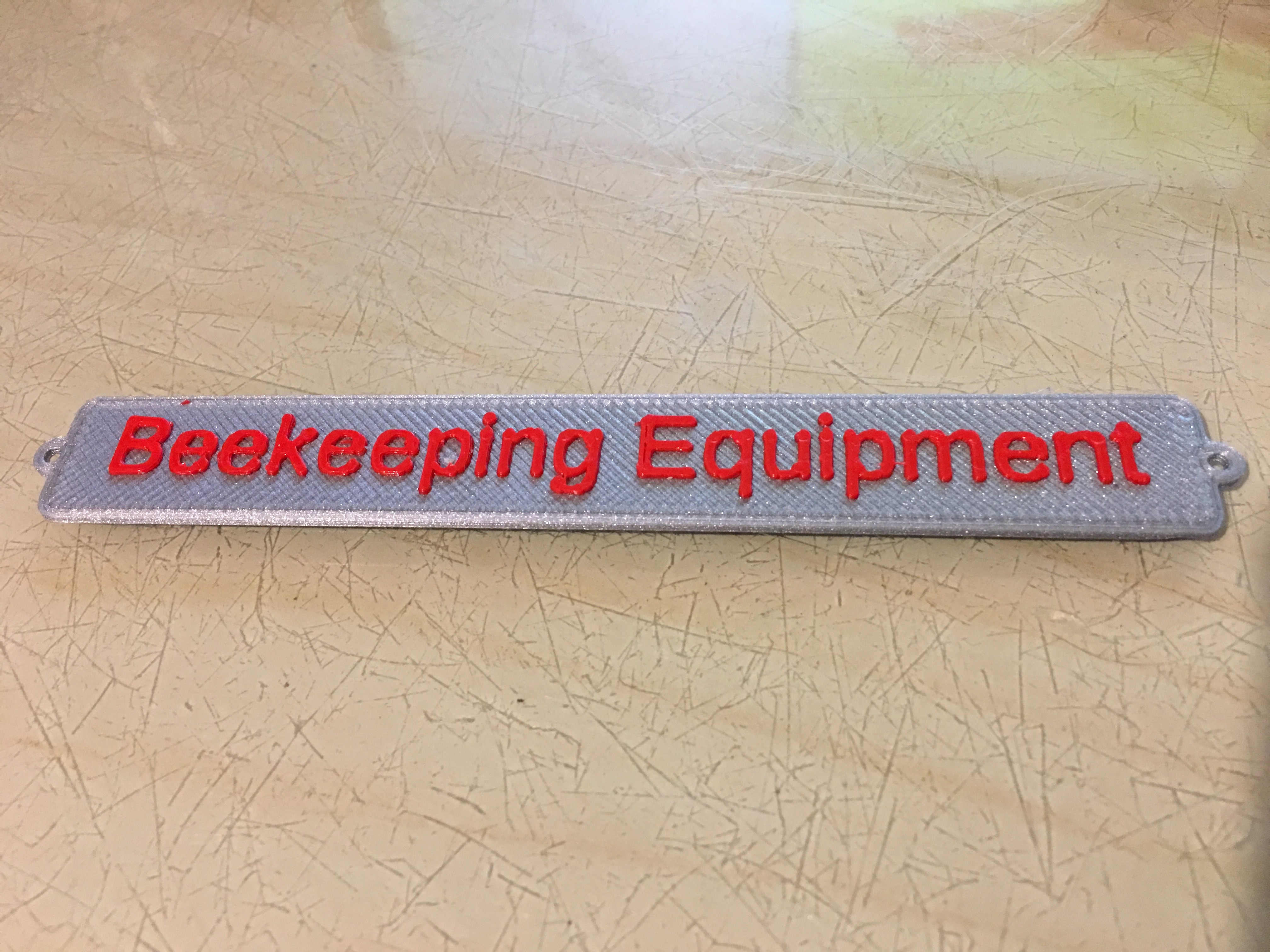 Label (dual colour print)