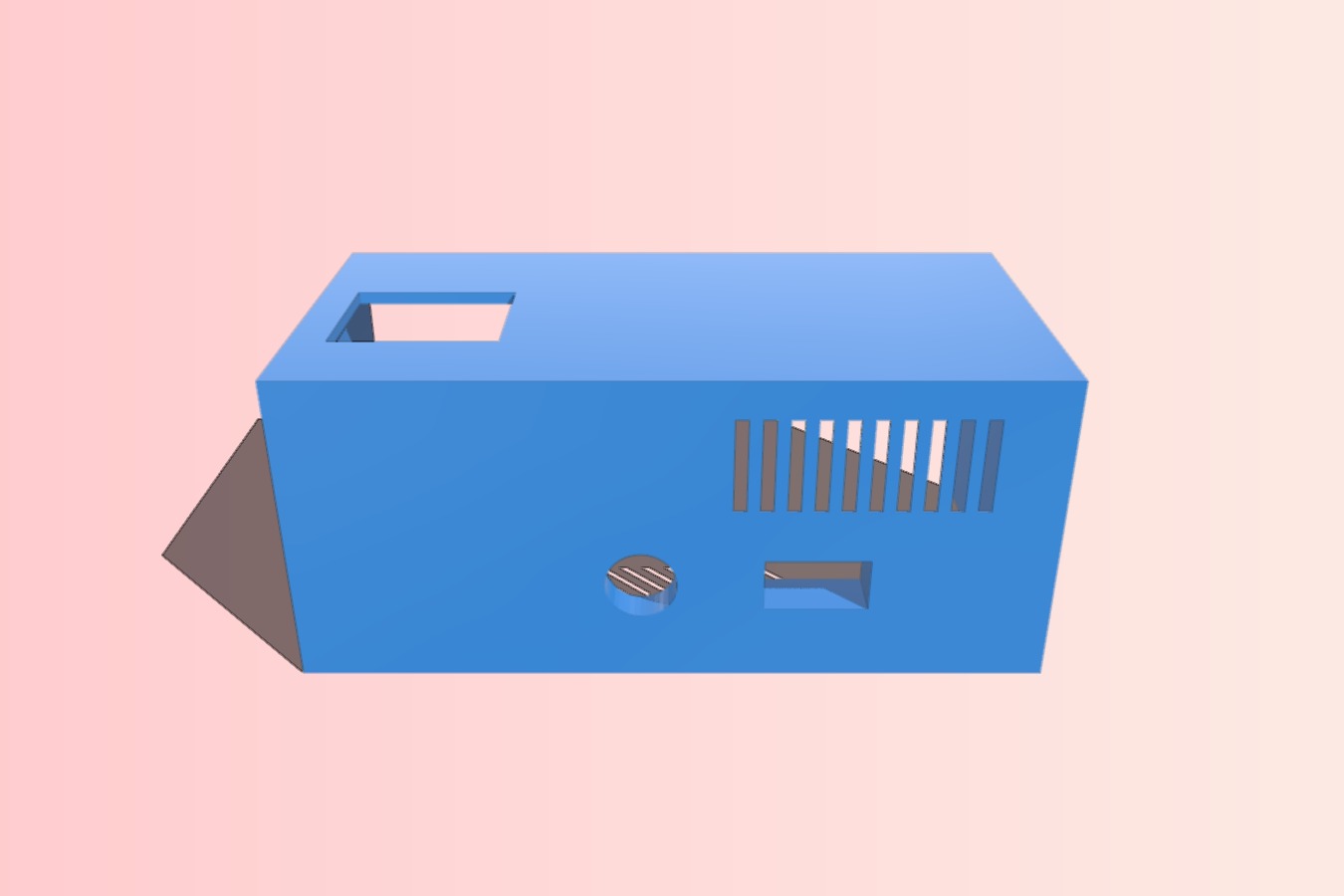 Tevo Tarantula power supply cover (switch + xt60 connector)