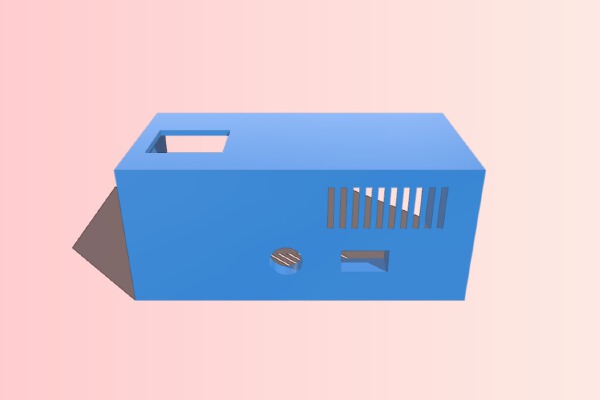 Tevo Tarantula power supply cover (switch + xt60 connector) | 3d print model
