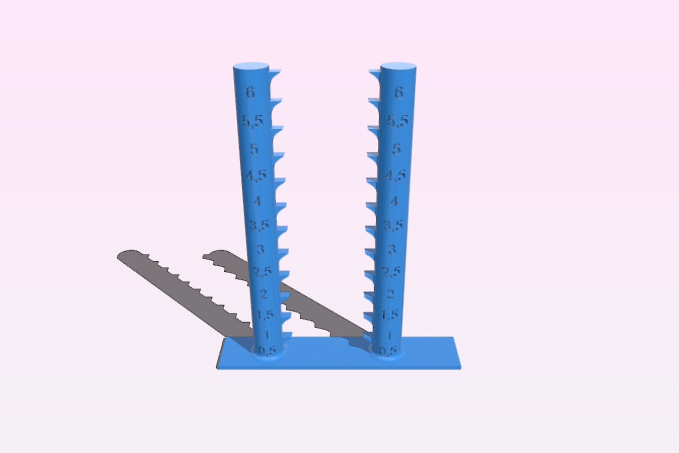 Simple Stringing Test 0.5 - 6mm Retraction