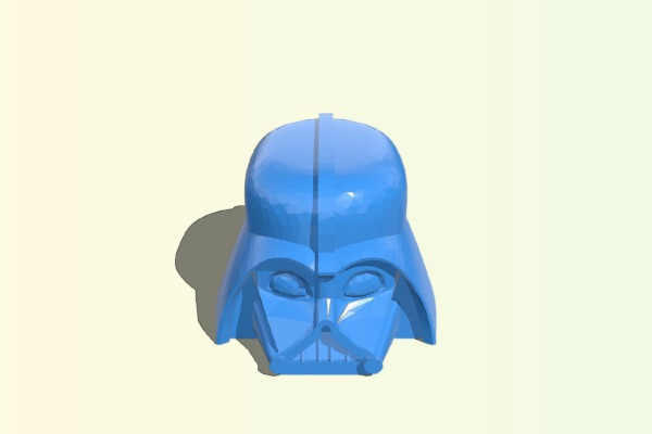 Darth Vader Hitch Cap | 3d print model