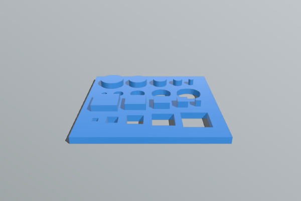 Print dimensions check | 3d print model