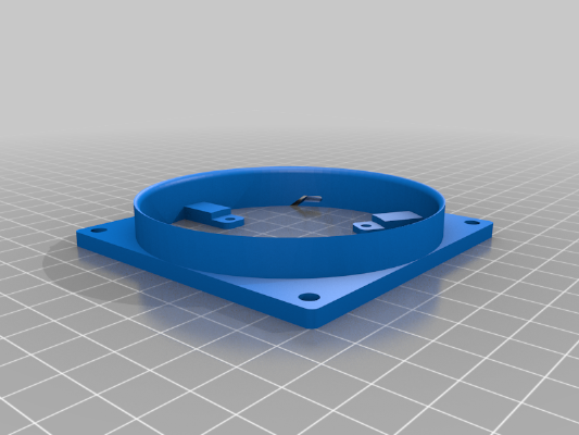 80mm GPU fan adaptor | 3d print model