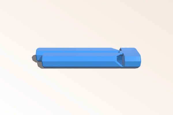 Train Whistle (Keychain removed) | 3d print model