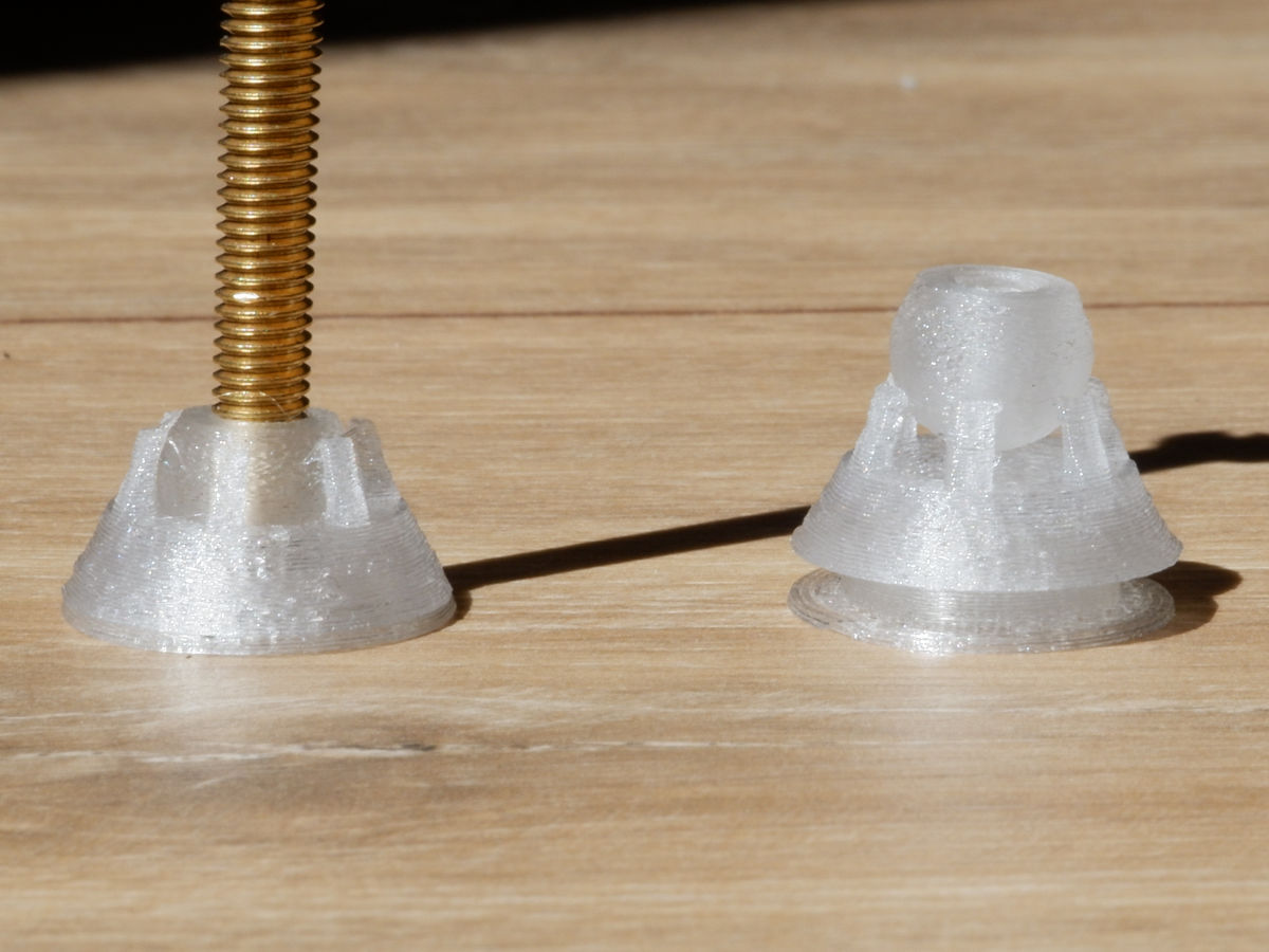 Ball joint leveling feet (M5) _ tilting adjustable foot