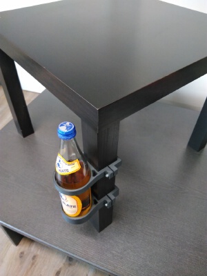 Club-Mate Bottle Holder for IKEA Lack | 3d print model