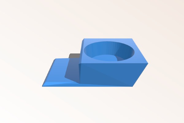 Front mount ashtray (cendrier) for Clio 4 IV | 3d print model