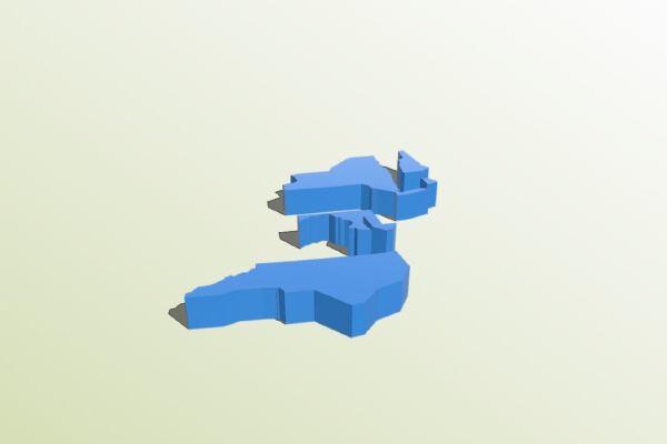 My Customized USA Electoral College Map | 3d print model