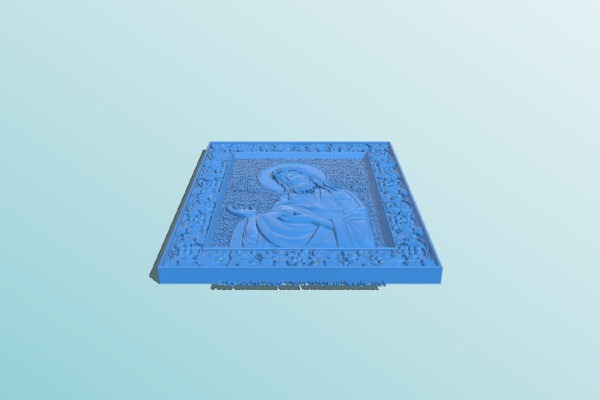 Icon of Saint John the Baptist | 3d print model