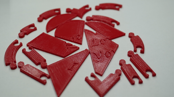 Secret Message Heart Puzzle | 3d print model