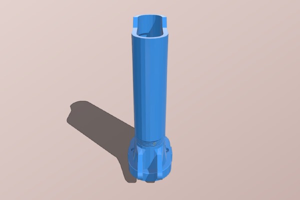 Nerf Star Lord Top Barrel Extension _ Replacement | 3d print model