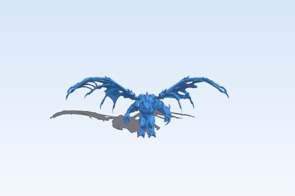 winged_daemon_prince_-_chaos_-_tm | 3d print model