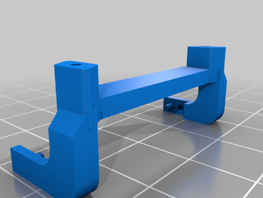 SCX24 rear bumper mount for front bumper | 3d print model