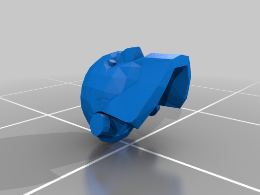 heavy bot head | 3d print model