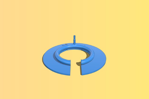 6 Inch Netpot Lid Drip Ring Adapter for Hydroponics | 3d print model