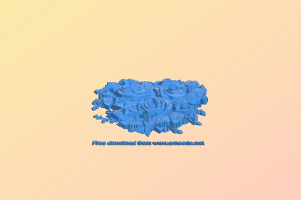Flower painting | 3d print model