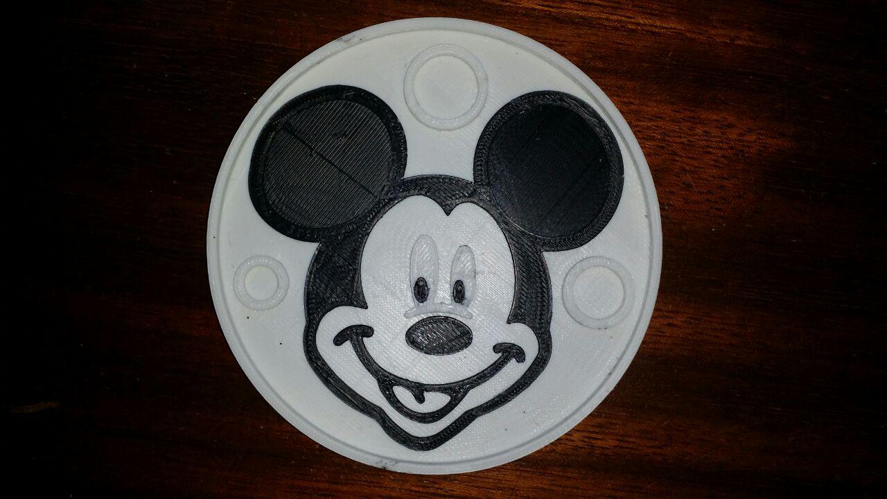 Coasters Mickey Mouse. Dual printing