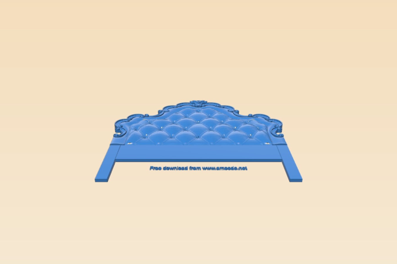 Pattern of the bed frame