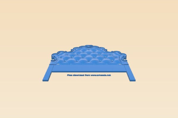 Pattern of the bed frame | 3d print model