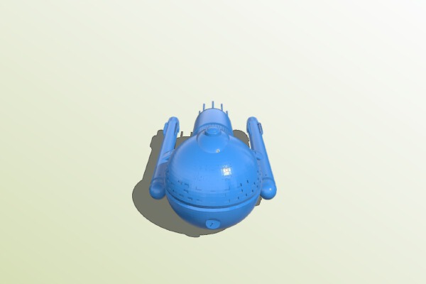 Star Trek Medusan class 1:2000 | 3d print model