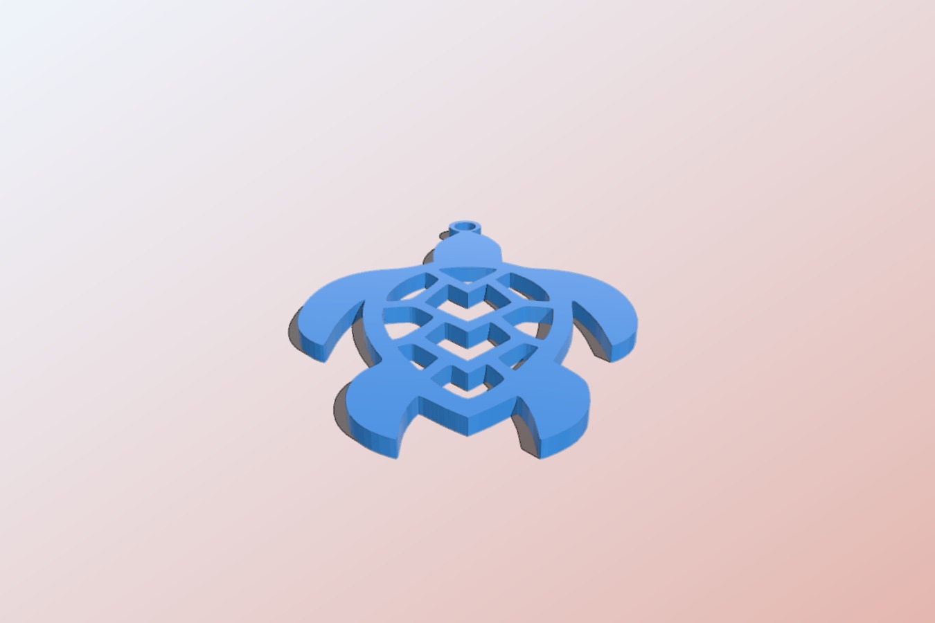Turtle Mesh Pendant