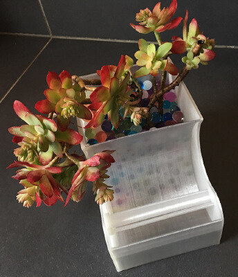 Fibonacci Phone Stand Speaker Desktop Planter | 3d print model