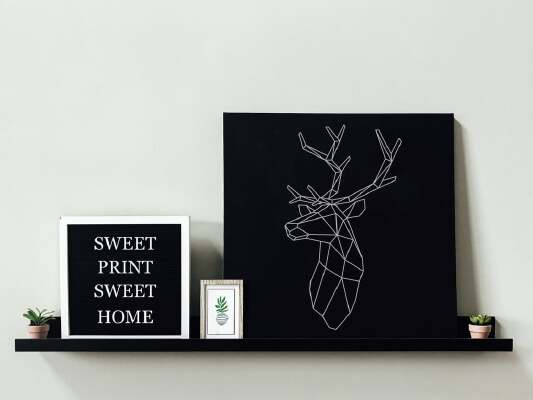 Vaadin Deer Wallart 2D | 3d print model