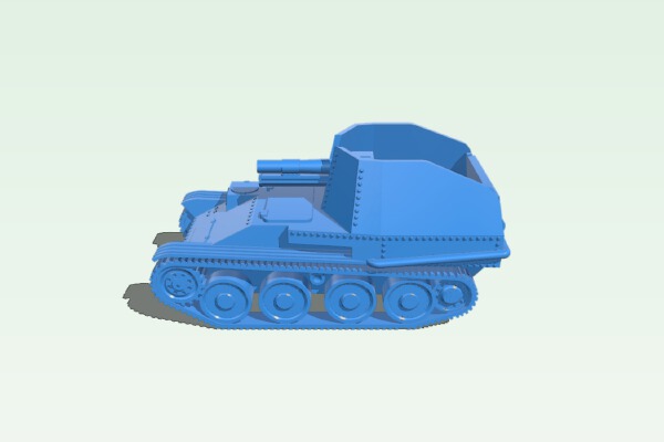 Grille Ausf. M self propelled howitzer | 3d print model